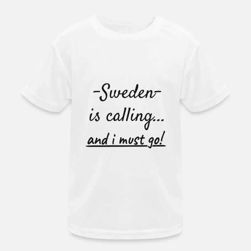 Suède disant T-shirt sport Enfant