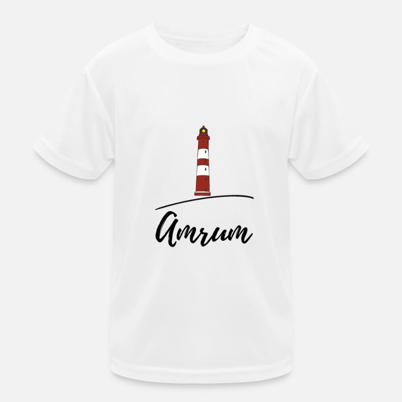 Amrum lighthouse Kids Functional T-Shirt