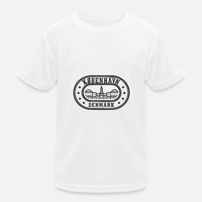 Dänemark Kinder Funktions-T-Shirt