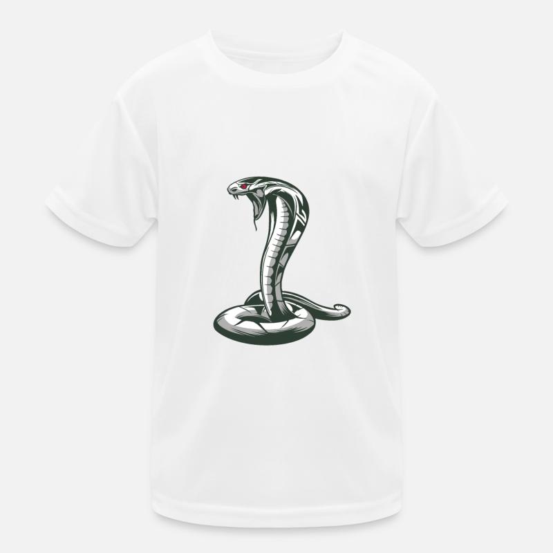 Cobra Serpent Cobra Karate Safari King Kai Figur T-shirt sport Enfant