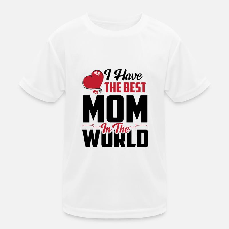Beste Mutter der Welt Kinder Funktions-T-Shirt