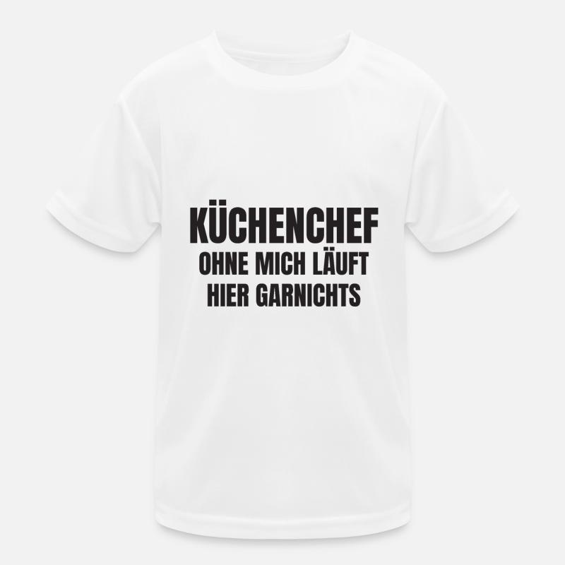 Küchenchef Kinder Funktions-T-Shirt