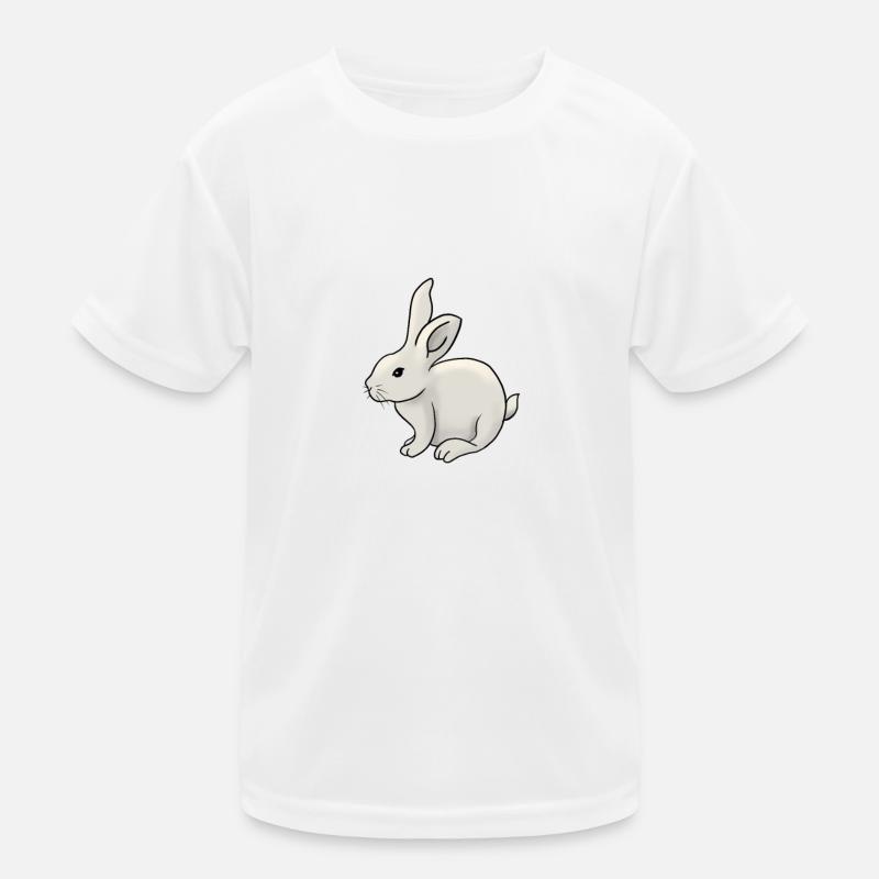 Cute hand-drawn rabbit Kids Functional T-Shirt