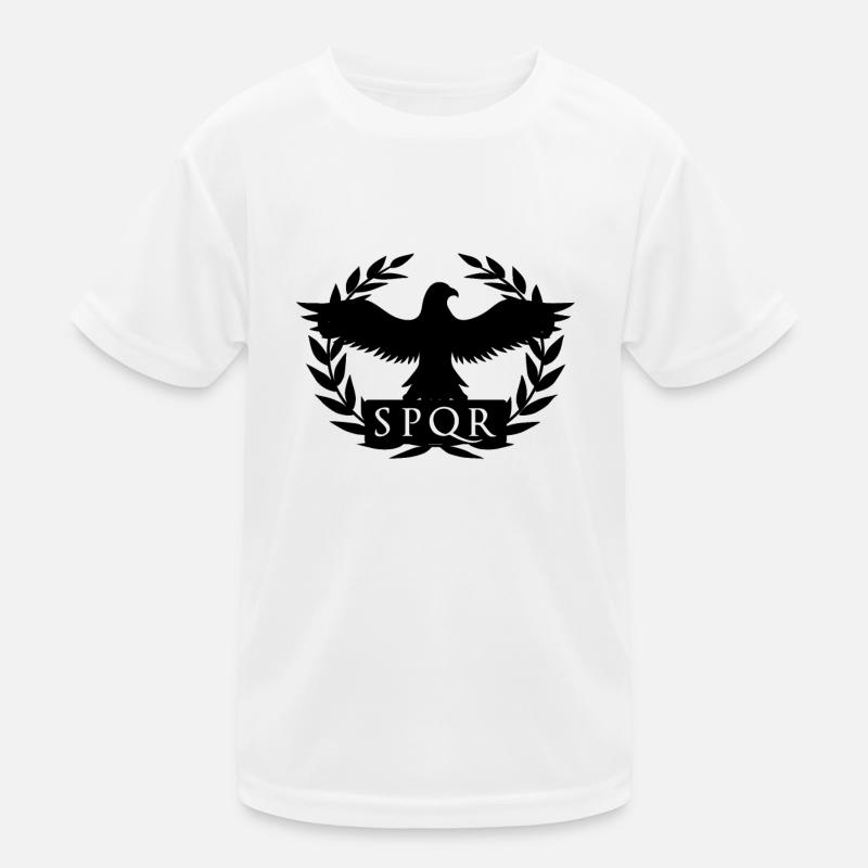 SPQR - Senatus Populus Que Romanus - Roman Eagle Kids Functional T-Shirt