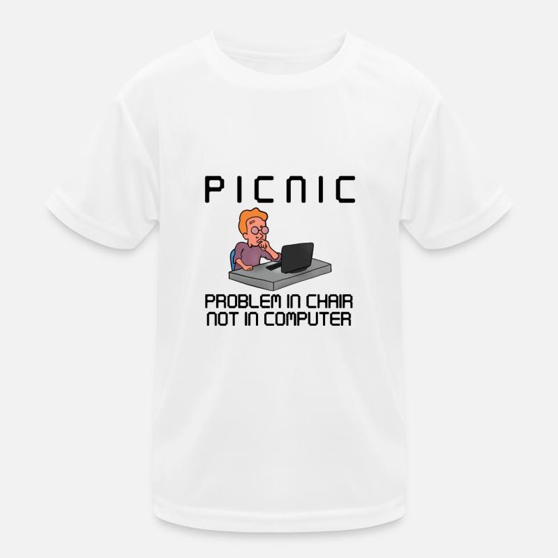 PICNIC Problem In Chair Not In Computer Hacker Kids Functional T-Shirt