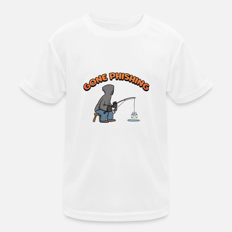 Gone Phishing Hacking Computer Hacker Gift T-shirt sport Enfant