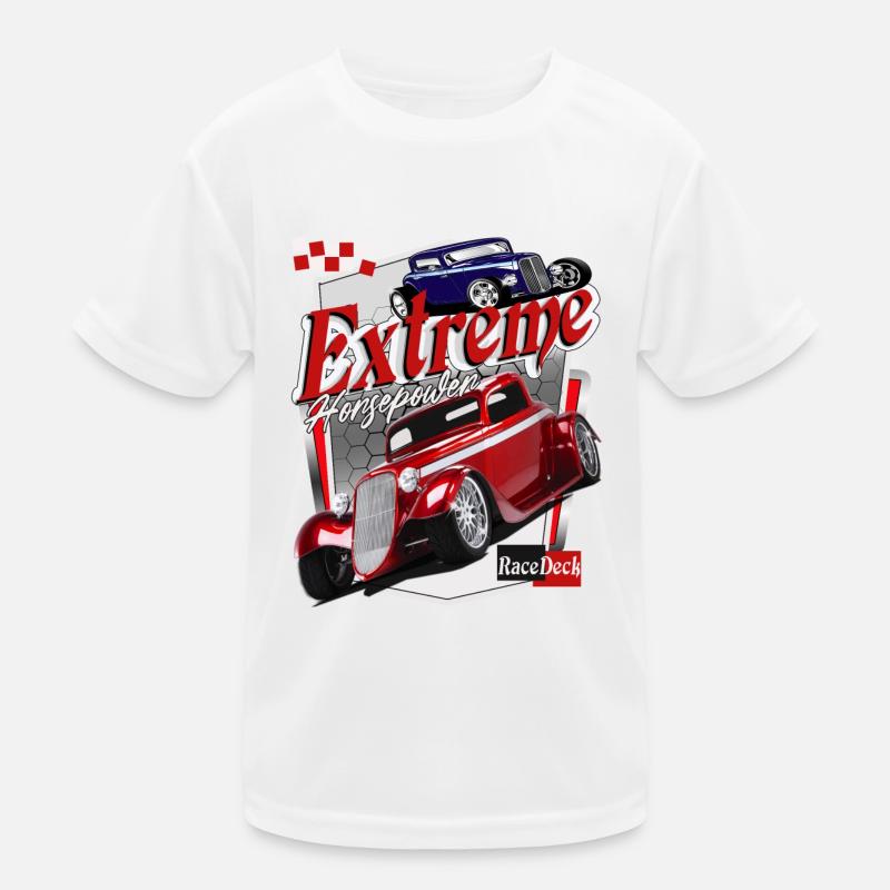 Chevaux extrêmes de voiture classique T-shirt sport Enfant