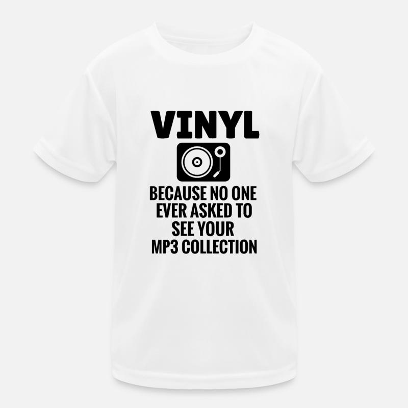 Vinyle phonographes collectionneurs T-shirt sport Enfant