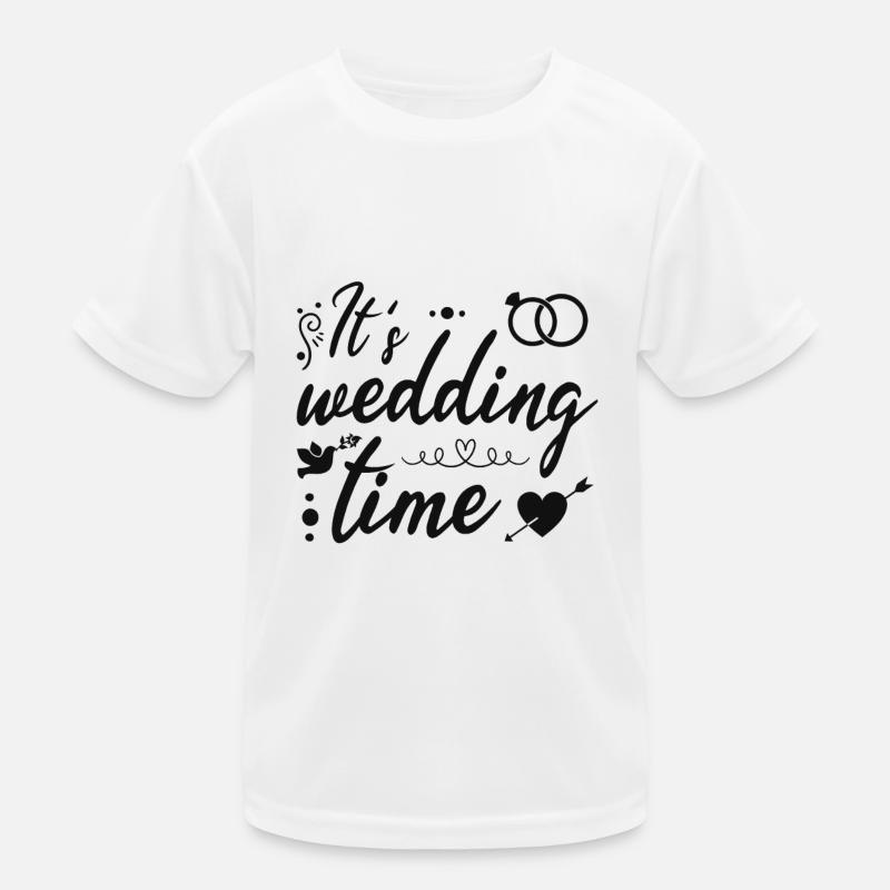 Wedding marriage Kids Functional T-Shirt