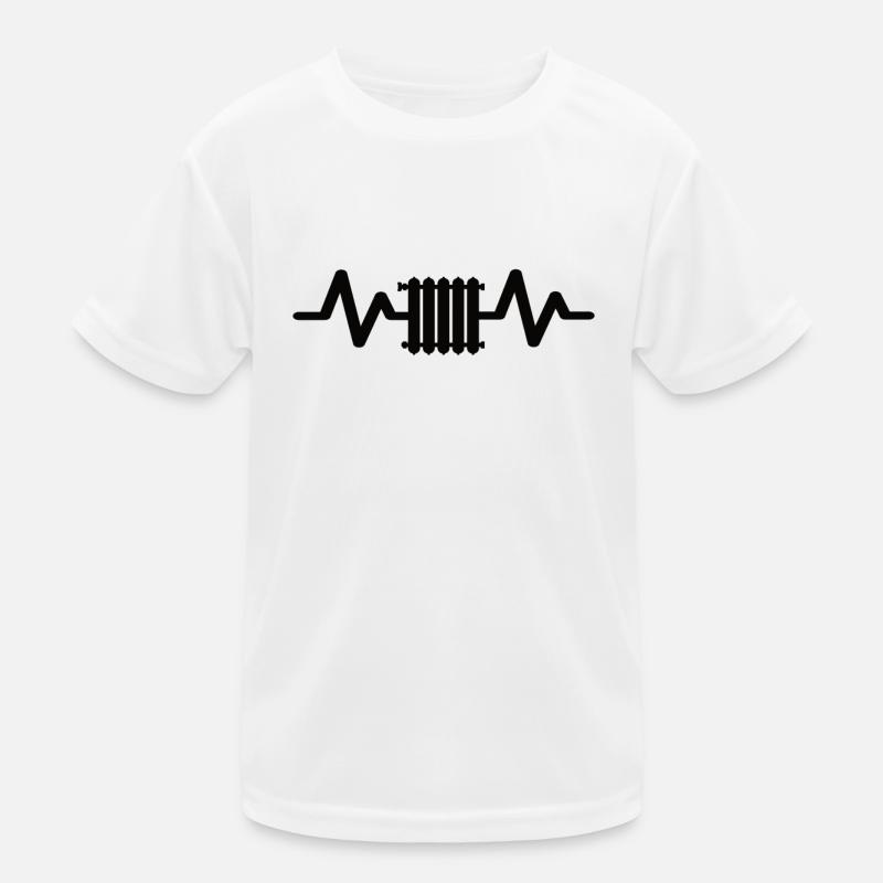 Battements de coeur Chauffage T-shirt sport Enfant