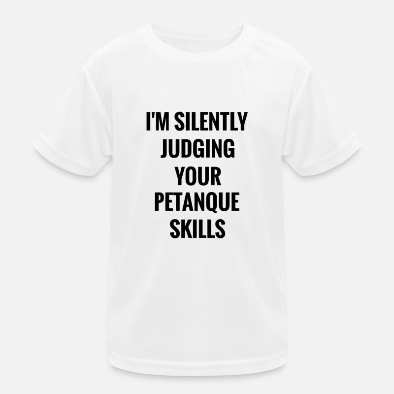 Petanque Boule Gift | Petanque Lovers Kids Functional T-Shirt