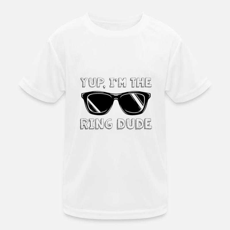 Yup, I'm The Ring Dude Ring Security Kids Functional T-Shirt