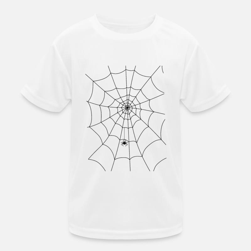 Spinnennetz, Spinne, Spinne im Netz Kinder Funktions-T-Shirt