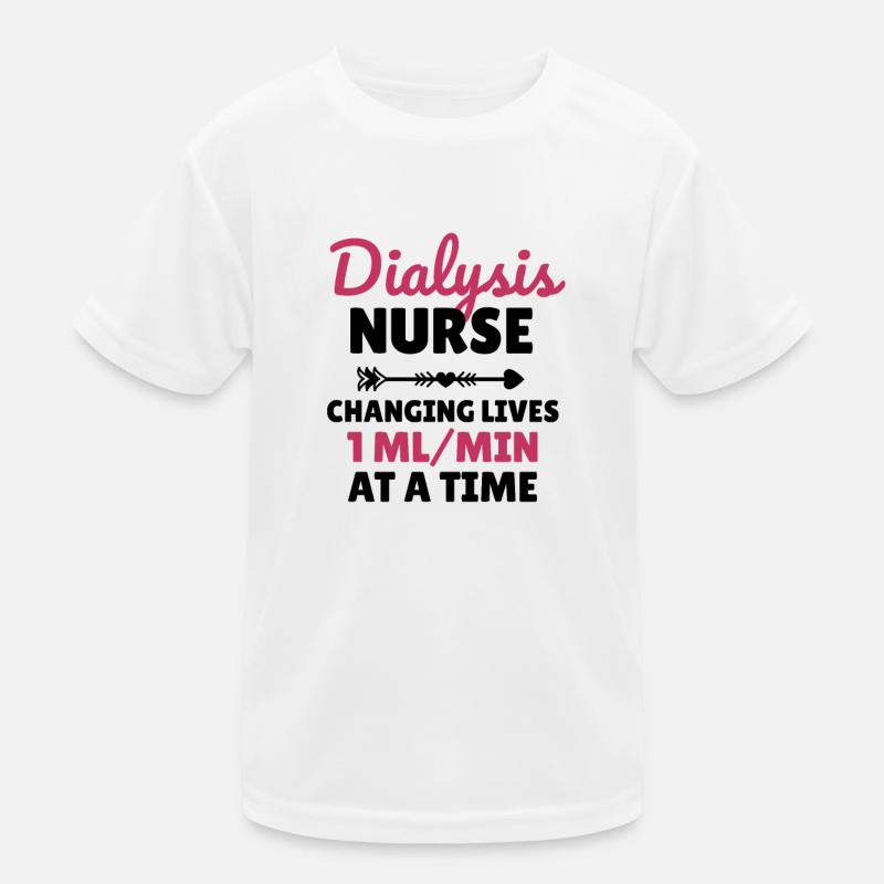 Dialyse Infirmière Néphrologie Soins de dialyse T-shirt sport Enfant