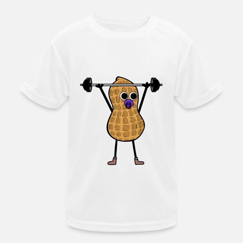 Peanut Baby Training Weights Dumbbell Training Kids Functional T-Shirt