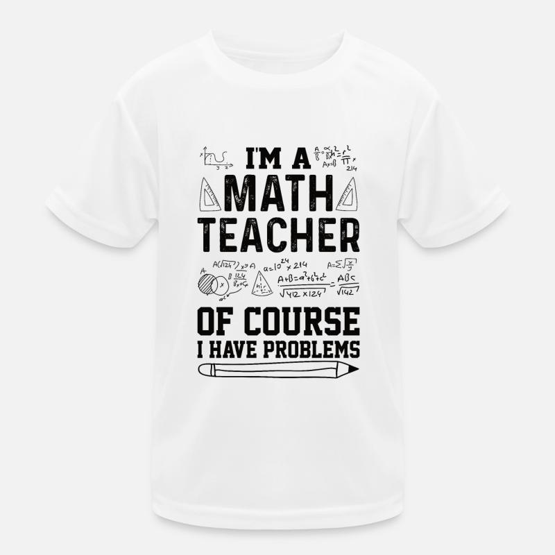 Mathelehrer Mathematische Formel Geometrie Lehrer Kinder Funktions-T-Shirt