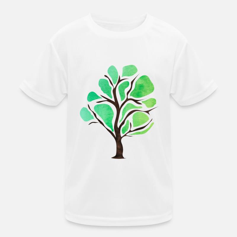 Baum Bäume Umweltschutz Naturschutz CO2 Sauerstoff Kinder Funktions-T-Shirt