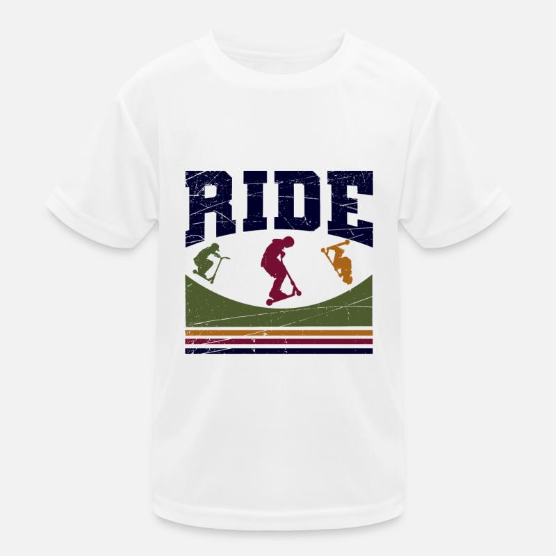 cascade roller stunt scooter scooter tret tretr T-shirt sport Enfant