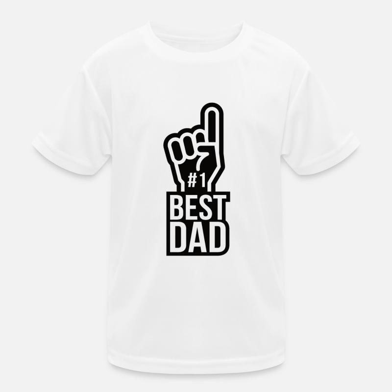 Best Dad Vater Daddy Papi Papa Dad Vatertag Kinder Funktions-T-Shirt