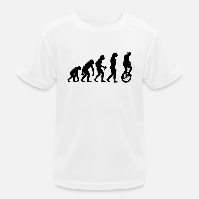 Développement Unicycle pilote Evolution monocycle T-shirt sport Enfant