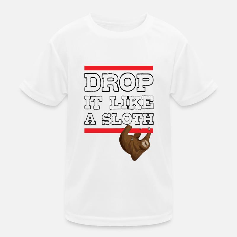 Drop It Like A Sloth T-shirt sport Enfant
