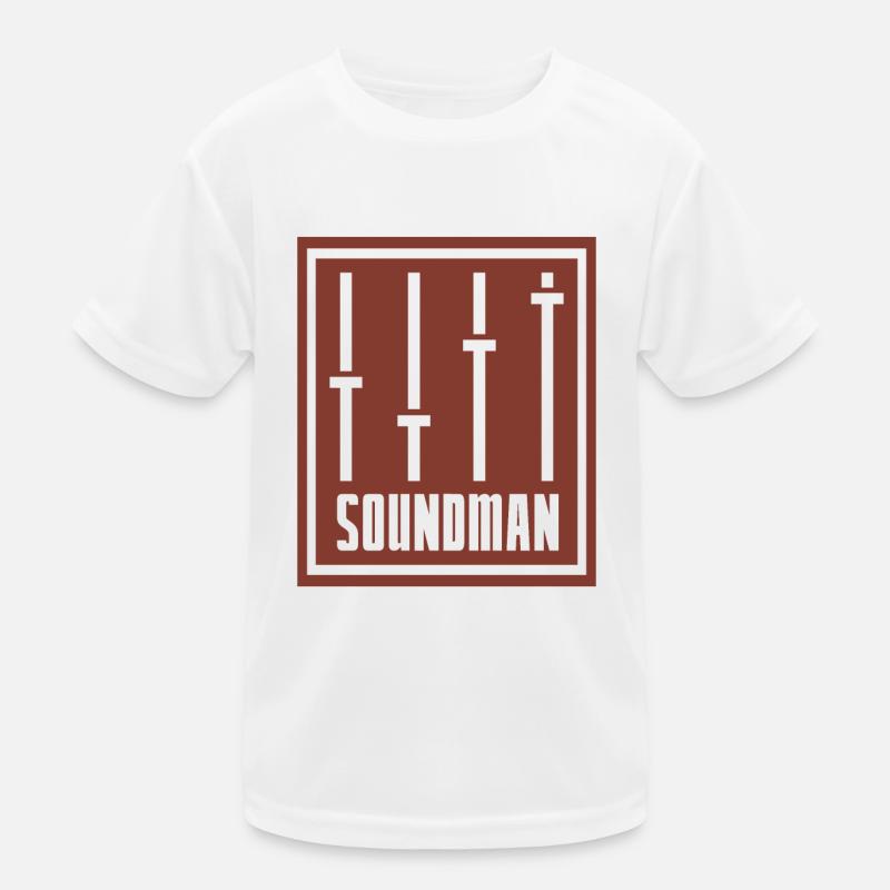 Tontechniker Tontechnik Veranstaltungstechniker Kinder Funktions-T-Shirt