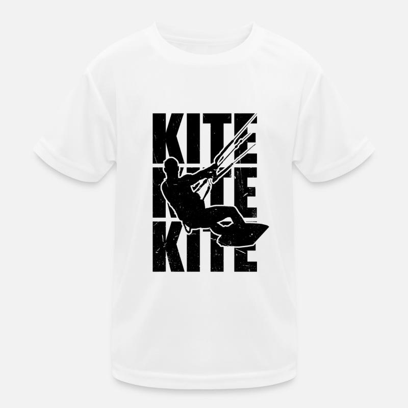 Kitesurf Surfer Kitesurfing Surfboard Kitesurfer Kids Functional T-Shirt