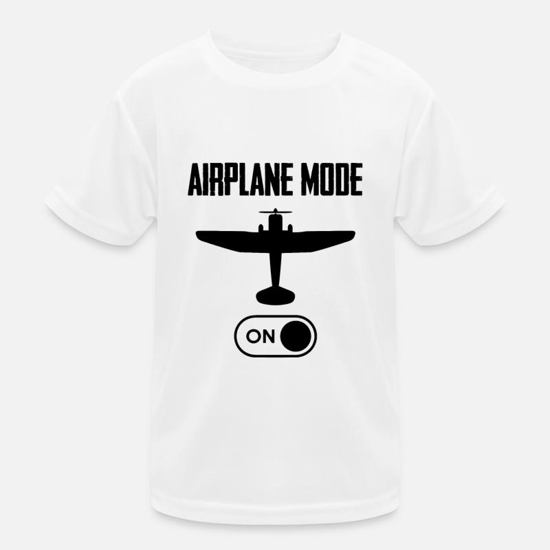 Flugzeug-Modus Kinder Funktions-T-Shirt