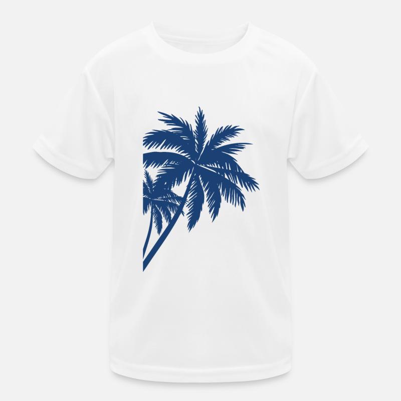 Palme Palm - Kids Functional T-Shirt - white