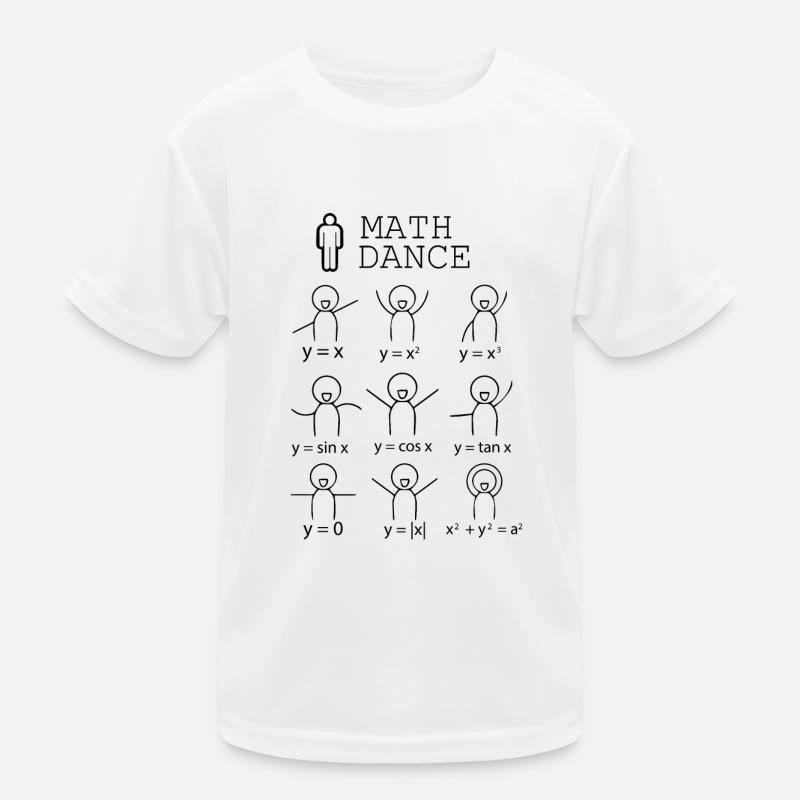 Math dance Schule Geschenk Formel Beruf Kinder Funktions-T-Shirt