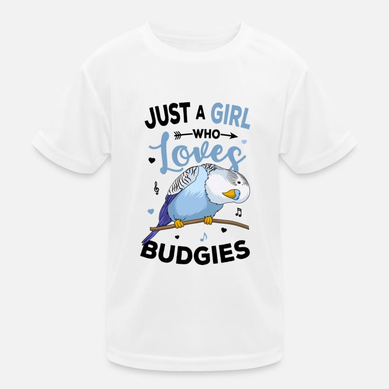 Wellensittich Kinder Funktions-T-Shirt