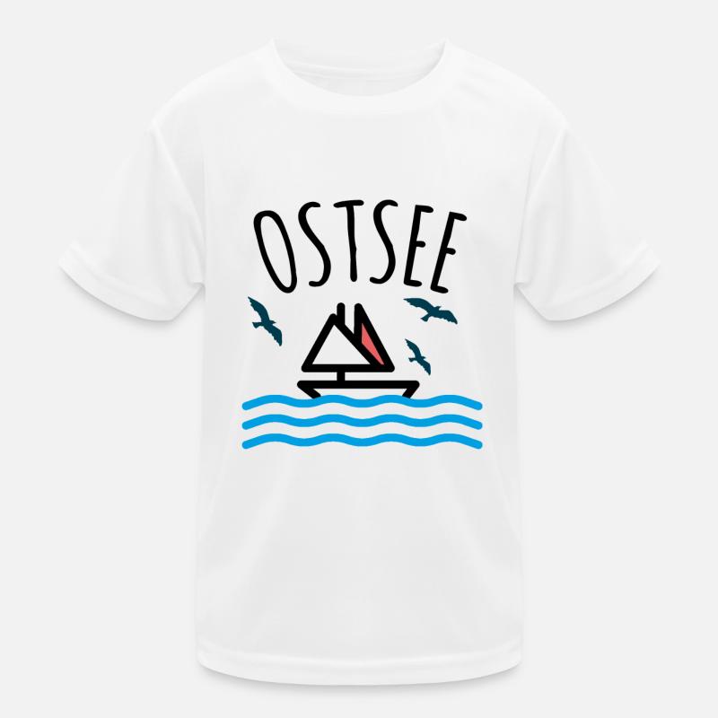 Ostsee Kinder Funktions-T-Shirt