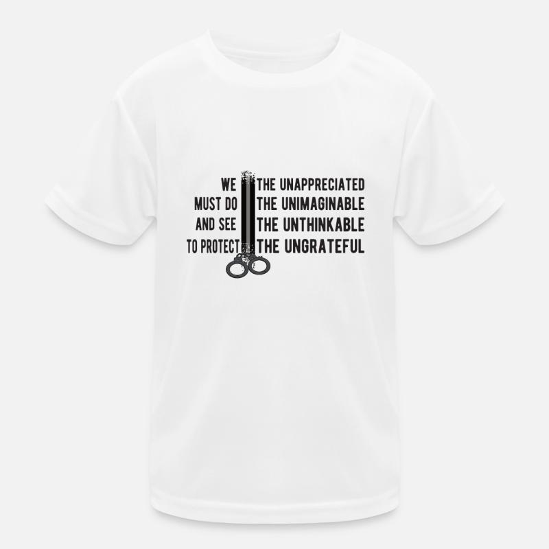 Prison Officer Prison Guard Judicial Guard Kids Functional T-Shirt