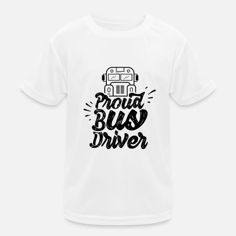 Chauffeur de bus chauffeur de bus chauffeur bus scolaire T-shirt sport Enfant