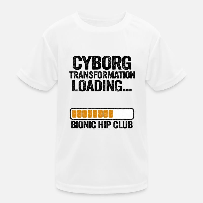 Cyborg Transformation Bionic Hip Club Hip Kids Functional T-Shirt