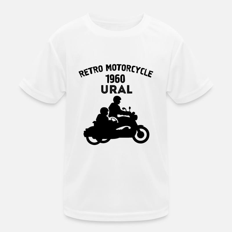 Retro motorcycle ural Bike Geschenk Kinder Funktions-T-Shirt