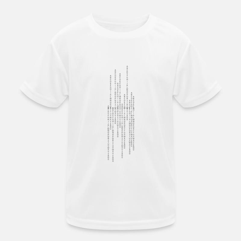 Braunschweig vertical Kids Functional T-Shirt