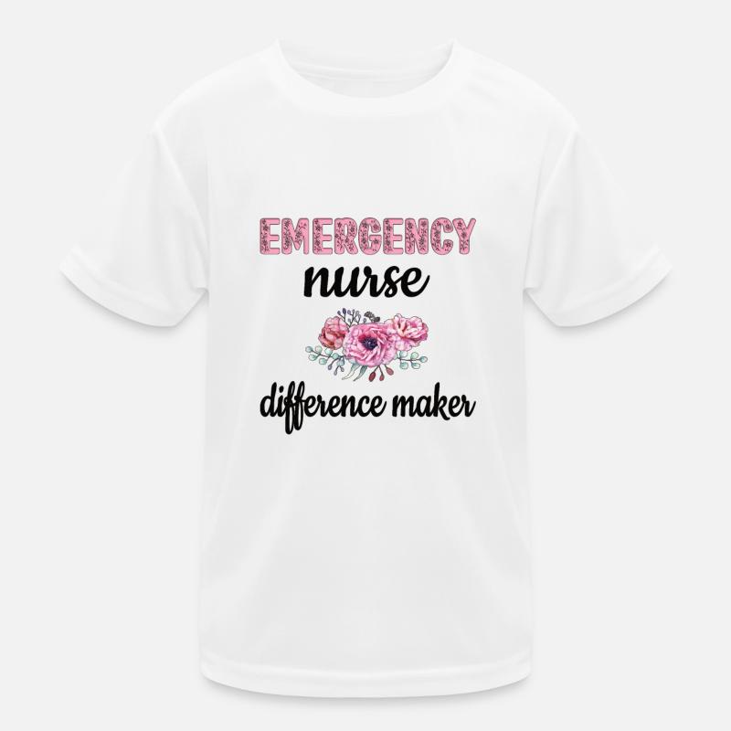 Notaufnahme Krankenschwester Notfallpflegerin Kinder Funktions-T-Shirt