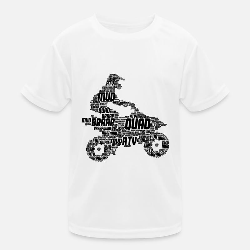 Quad Kinder Funktions-T-Shirt