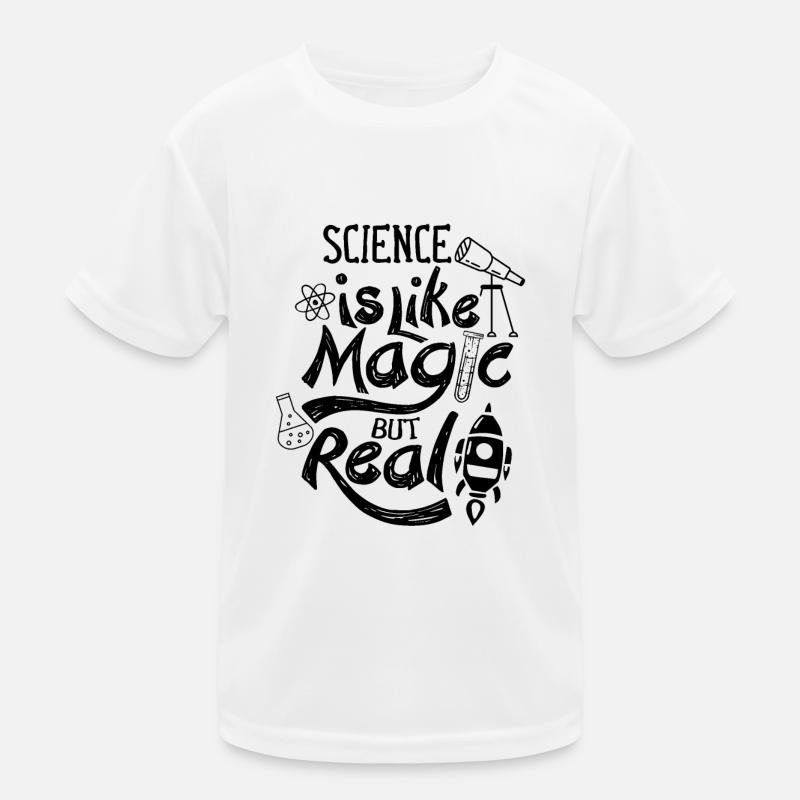 Science Is Like Magic But Real Researchers Kids Functional T-Shirt