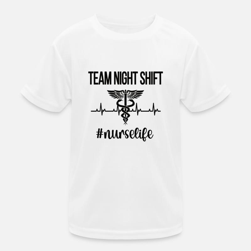 Infirmière de quart de nuit de l’équipe T-shirt sport Enfant