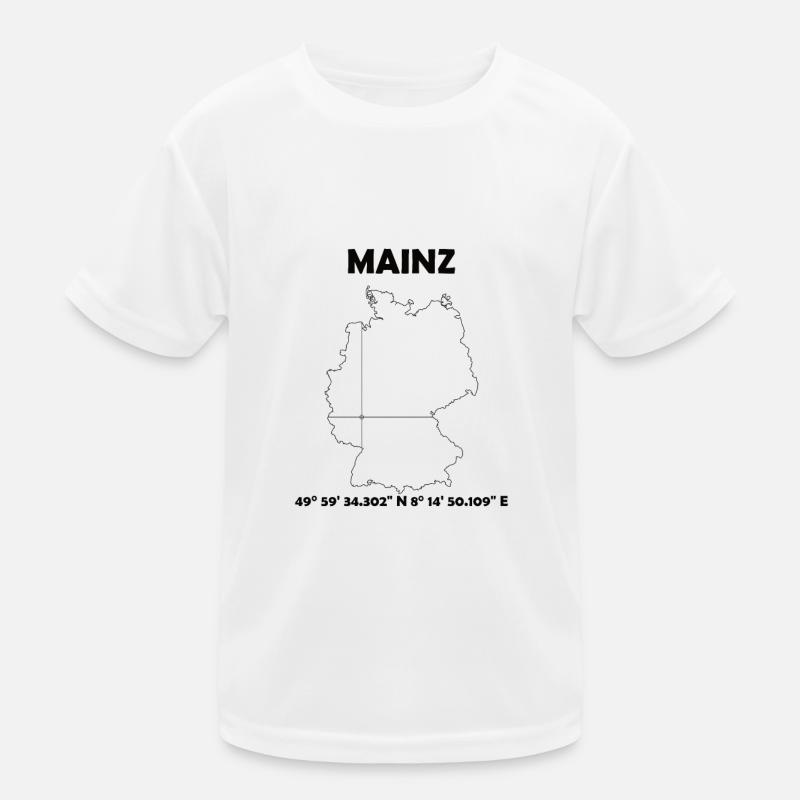 Mainz Map Kids Functional T-Shirt