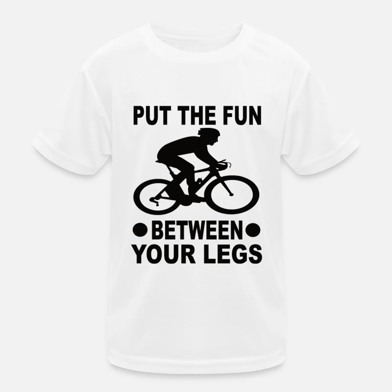 Put The Fun Between Your Legs Kids Functional T-Shirt