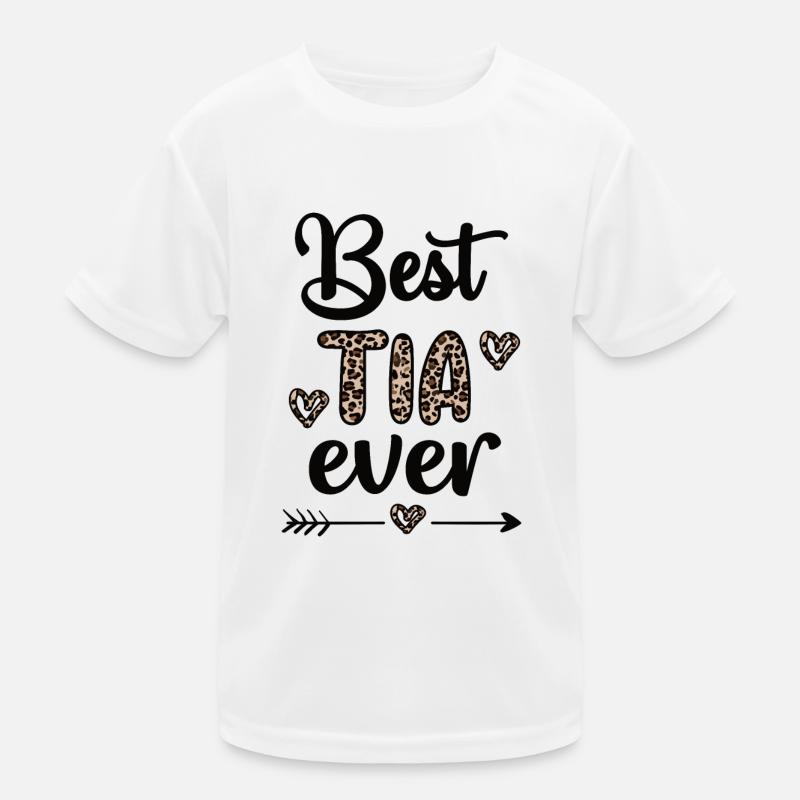 Beste Tia Oma Muttertag Geschenk Tia Großmutter Kinder Funktions-T-Shirt