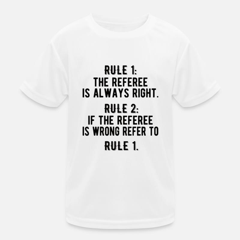 Arbitre Papa Referee Arbitre impartial T-shirt sport Enfant