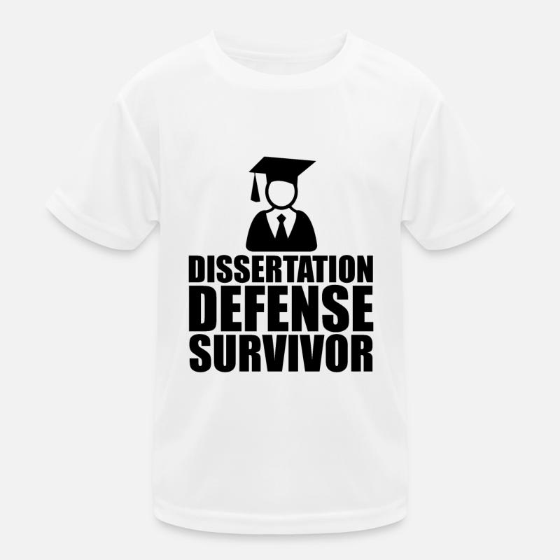 Dissertation Defense Survivor Kids Functional T-Shirt