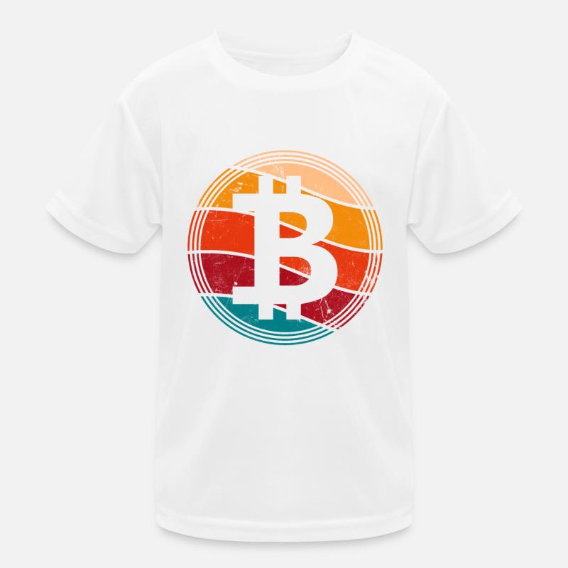 Bitcoin Kinder Funktions-T-Shirt