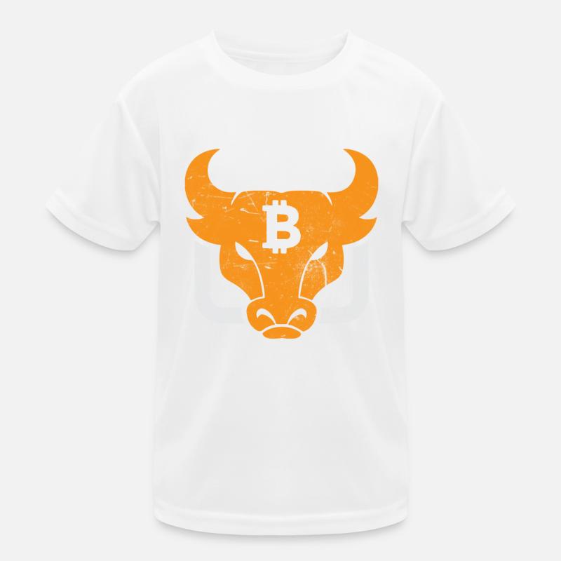 Bitcoin Bull Kids Functional T-Shirt