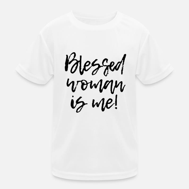 Gesegnete Frau Kinder Funktions-T-Shirt