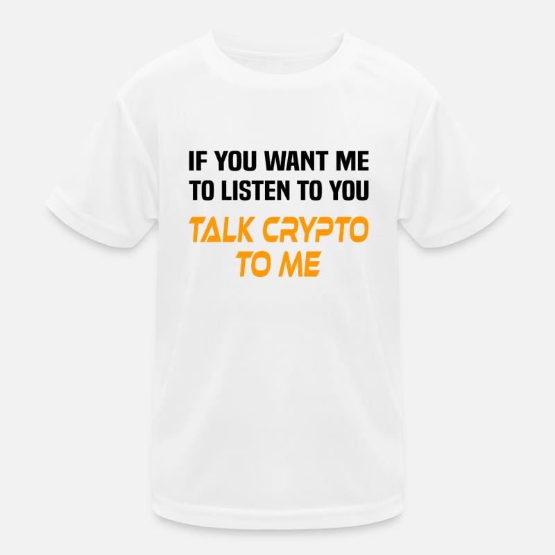 Krypto Trader Kryptowährung Crypto Miner Spruch Kinder Funktions-T-Shirt